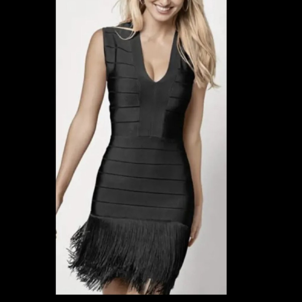 Bandage Fringe Dress by Venus